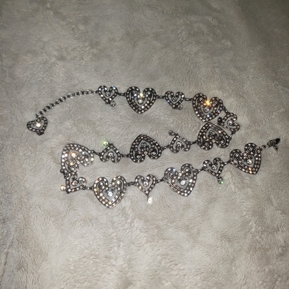 Brighton Accessories - Brighton sparkly heart belt